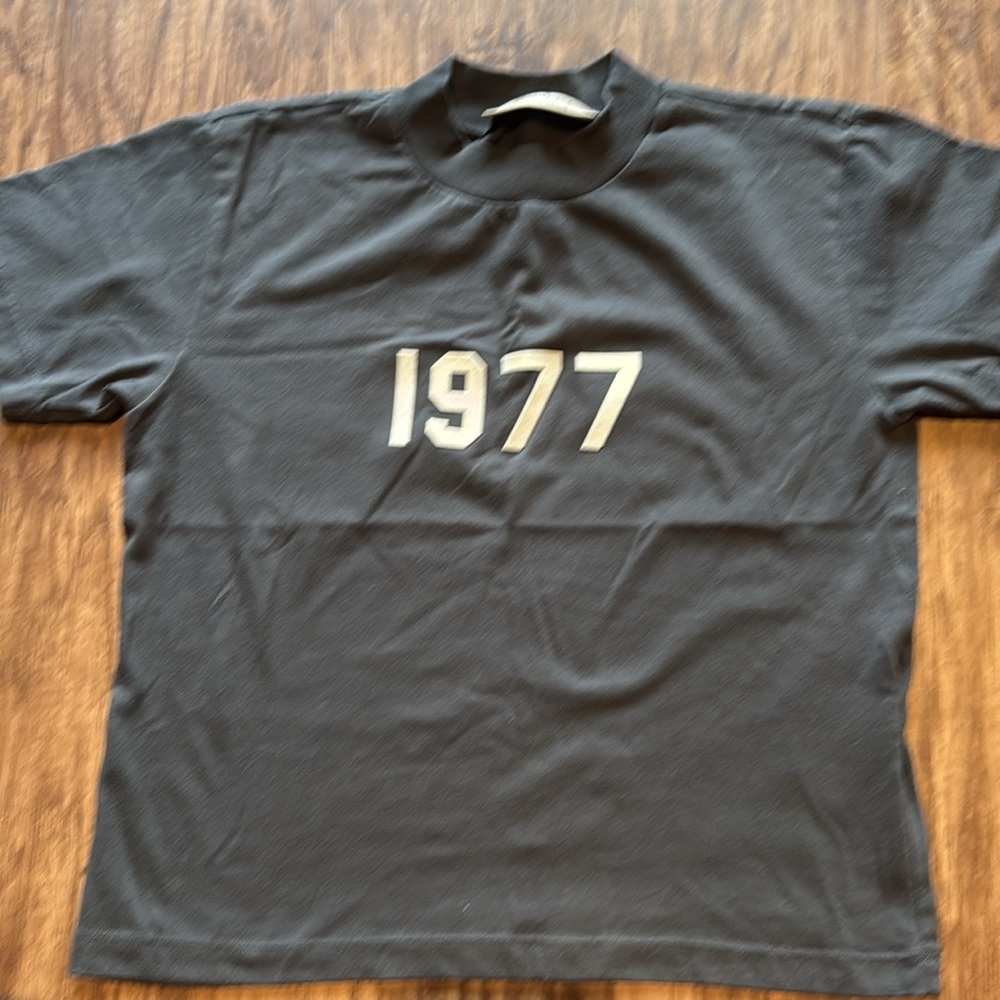 Essentials Charcoal Crew Neck Tee - image 6